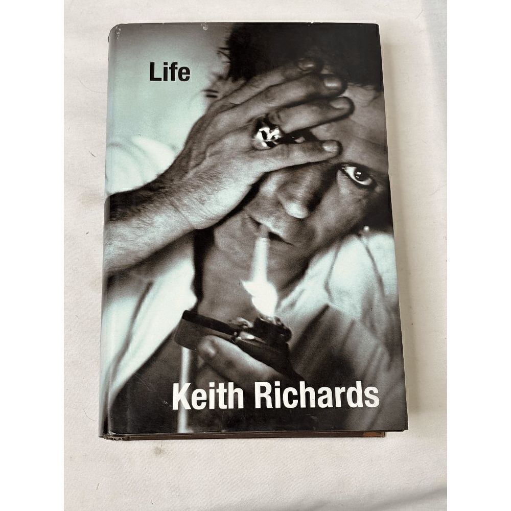 Life by Keith Richards 1st Edition 1st Print Simulated Signed 2010 Rolling Stone
